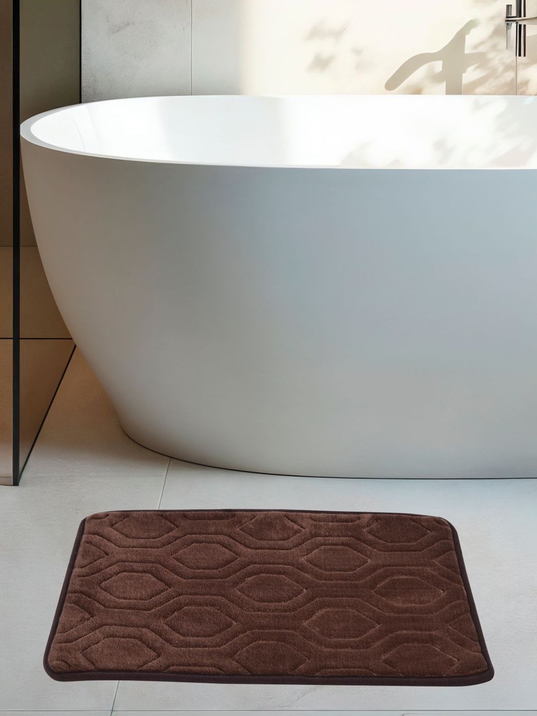 DREAM WEAVERZ Non-Slip Water Absorption Soft and Comfortable Memory Foam Bath Mat