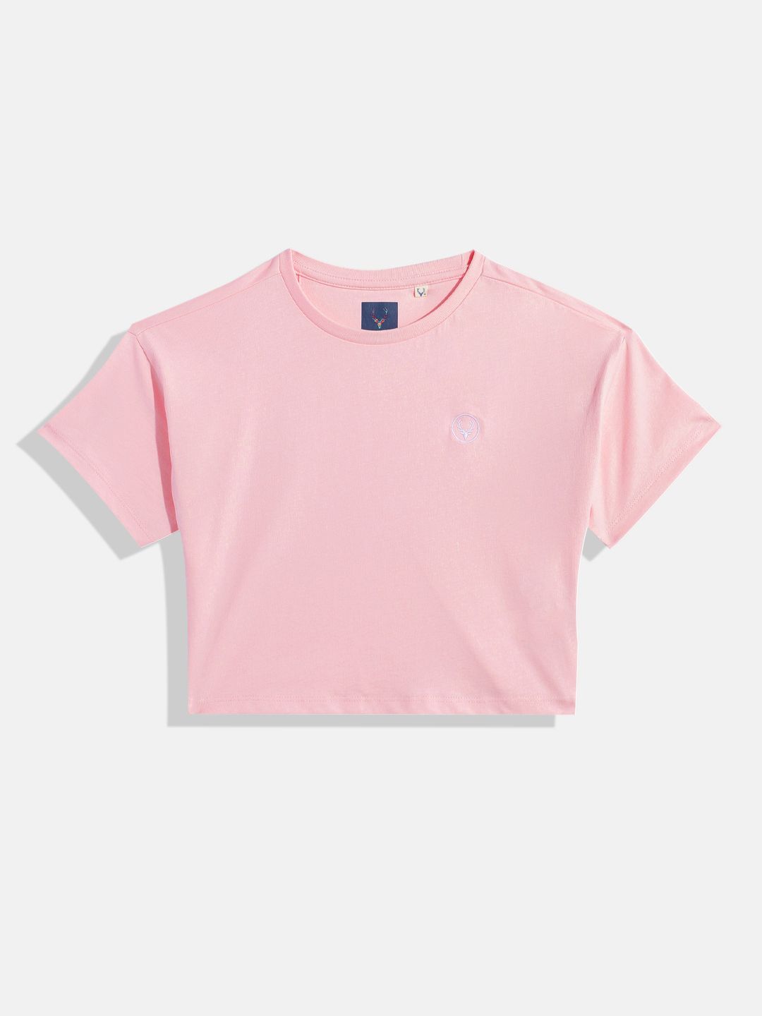 Allen Solly Junior Girls Pure Cotton Crop T-shirt
