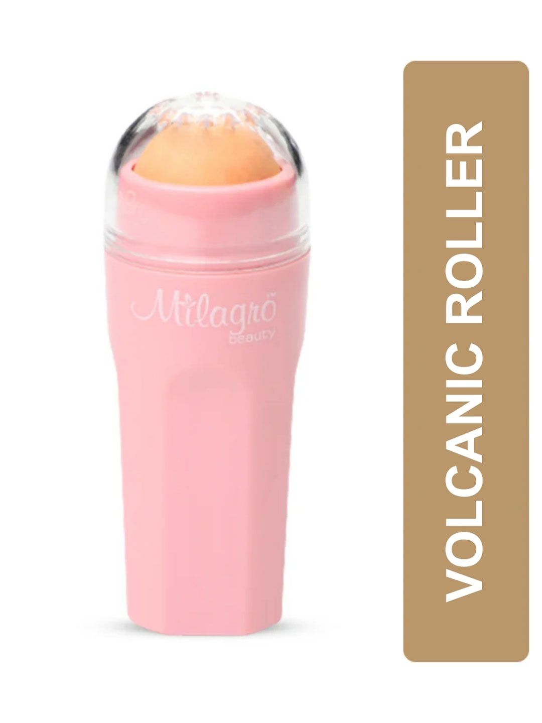 Milagro Beauty Oil Control Face Roller, Natural Volcanic Stone, Matte Finish