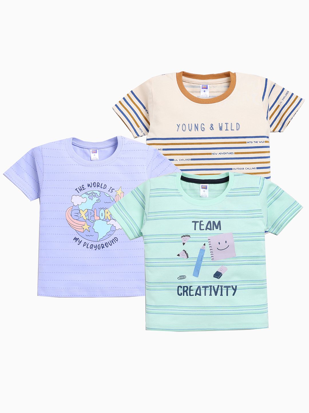 Nottie Planet Boys Typography 3 T-shirt