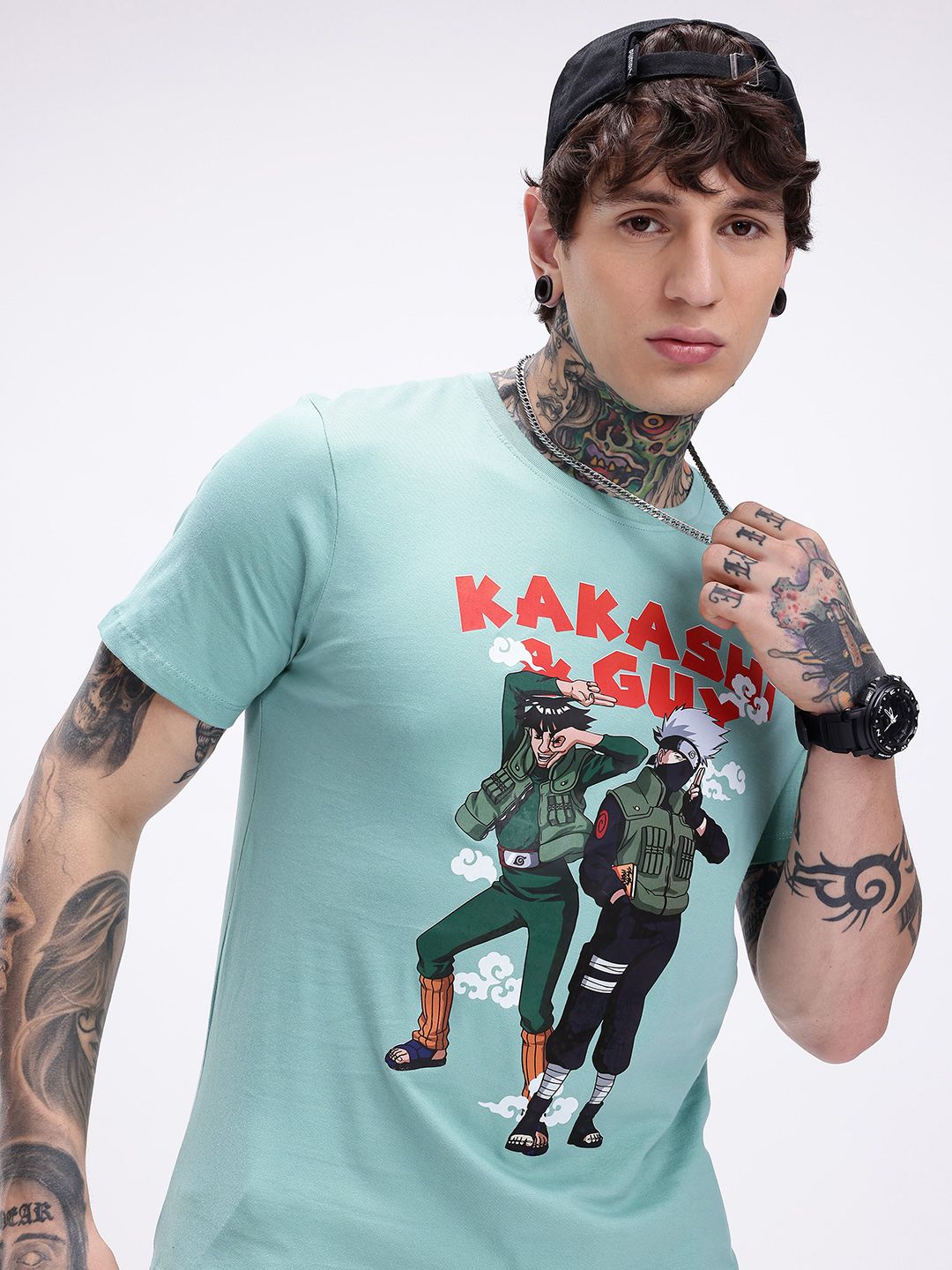 Kook N Keech Naruto Printed Pure Cotton T-shirt