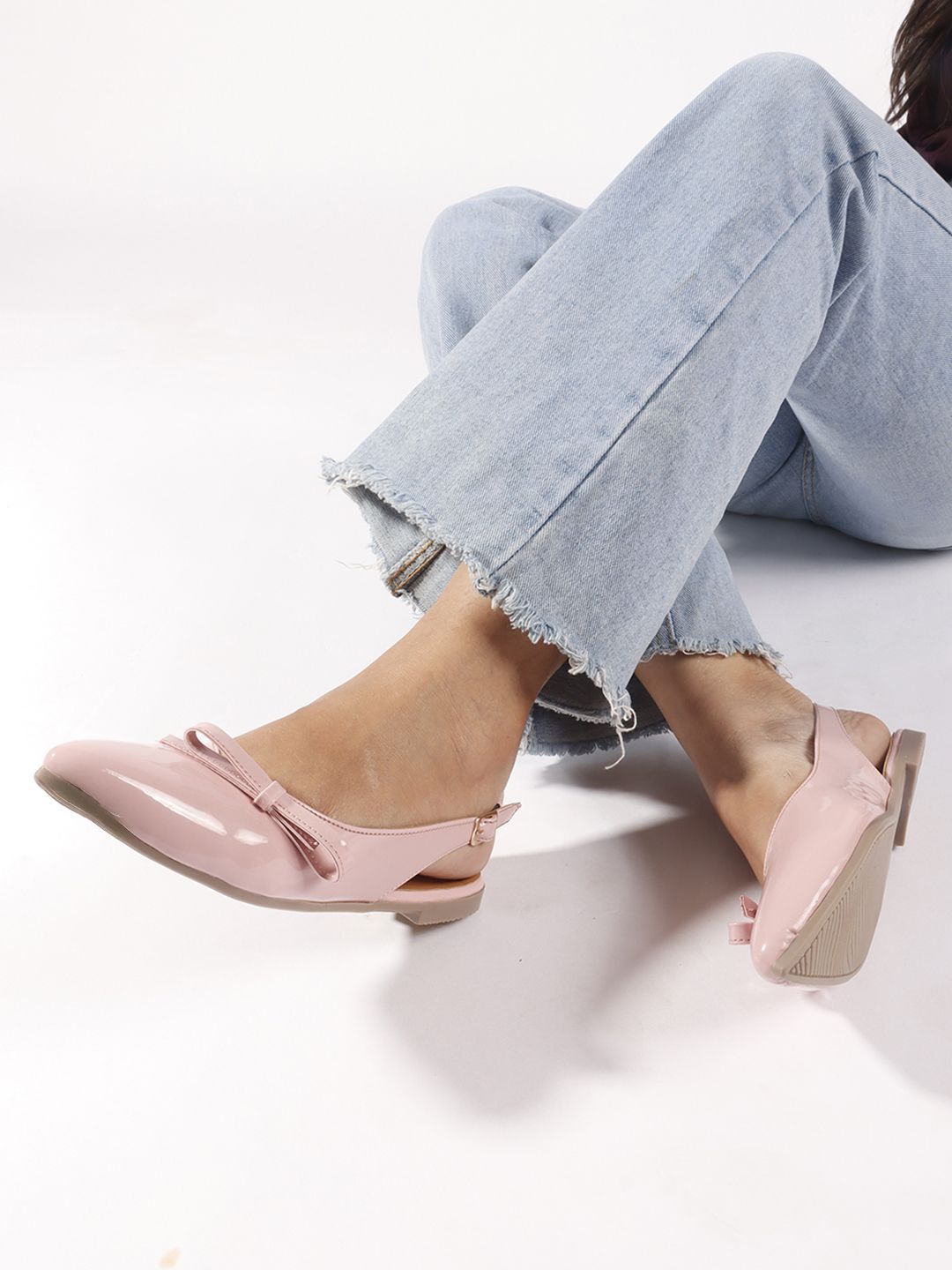 TRYME Casual Backstrap Ballerinas