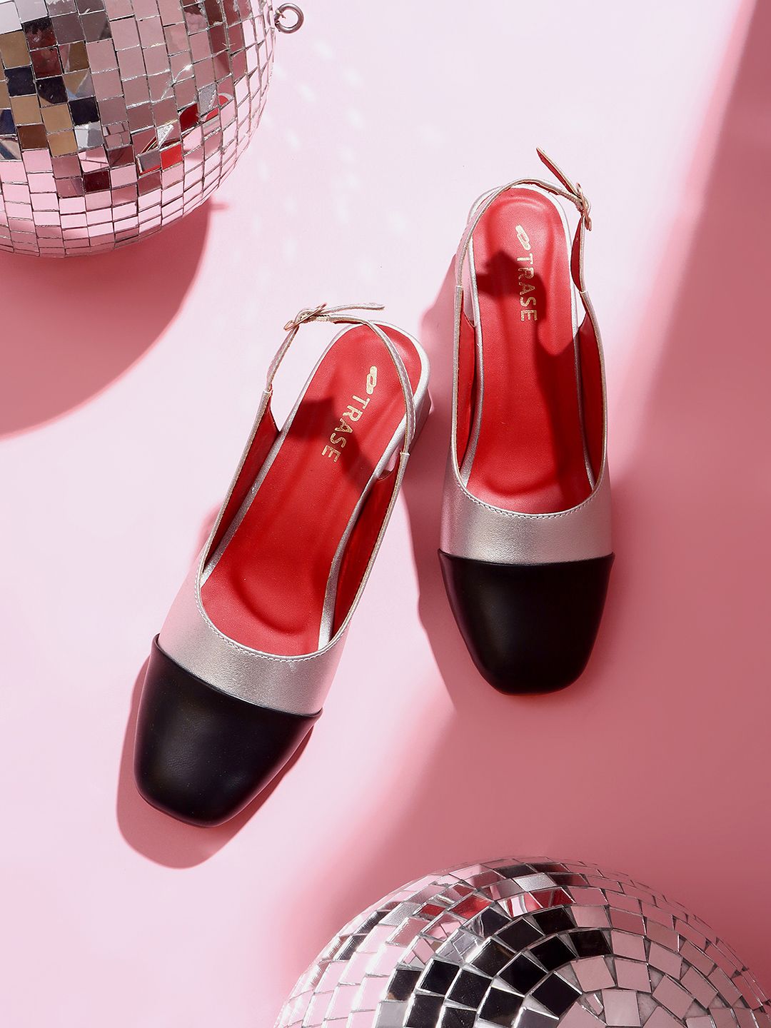 TRASE Women Colourblocked Block Heels