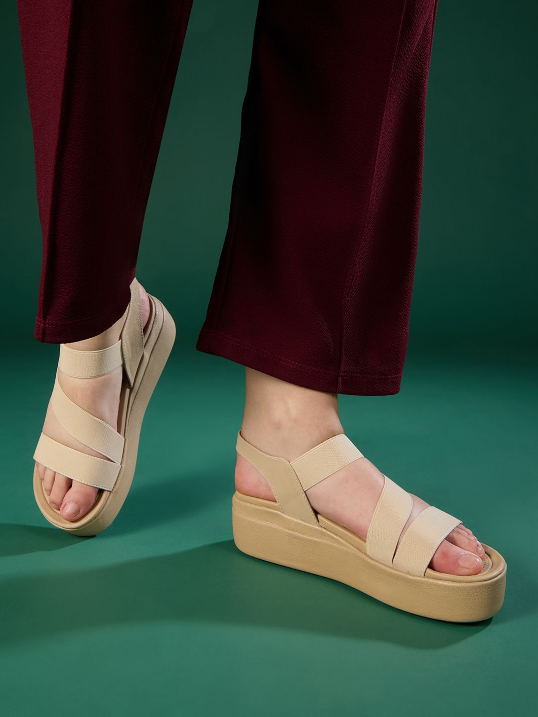 Inc 5 Women Open Toe Wedge Sandals