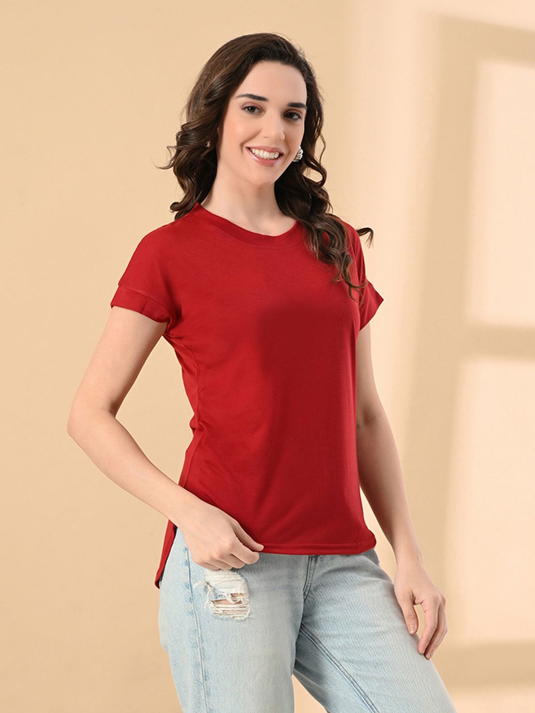 OWL MINK Round Neck Pure Cotton T-shirt
