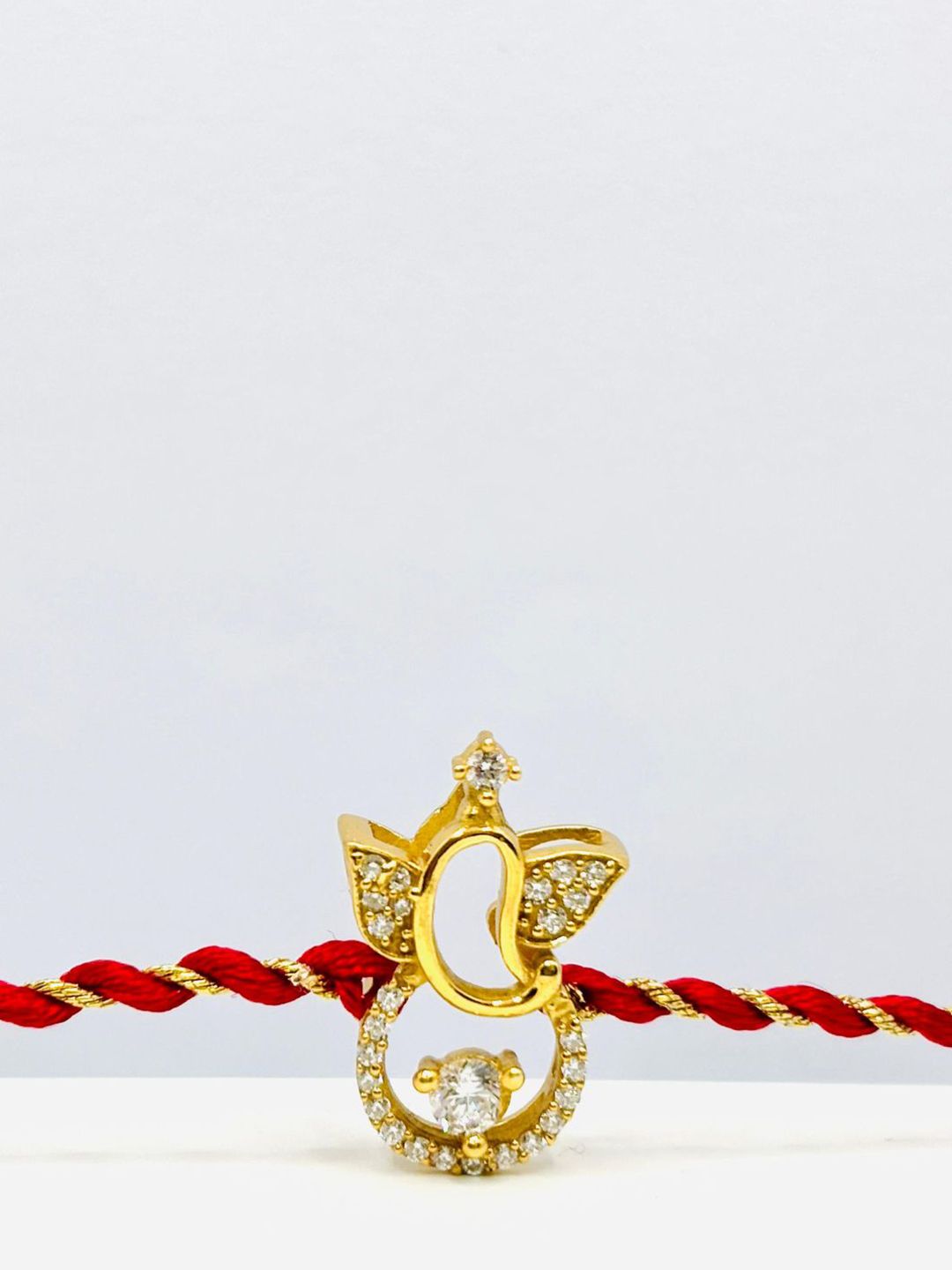 Luxevogue Men 18K Gold Plated 925 Sterling Silver Rakhi