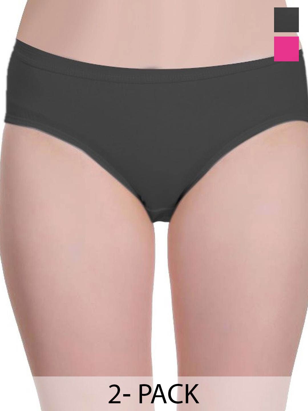 FiveFlag Mid-Rise Cotton Blend Briefs