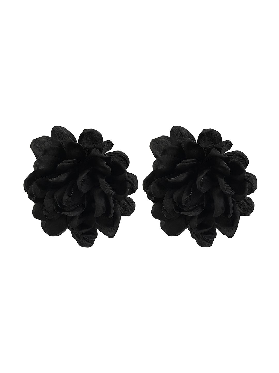 MINJI AND CO. Gold Plated Floral Shaped Drop Earrings