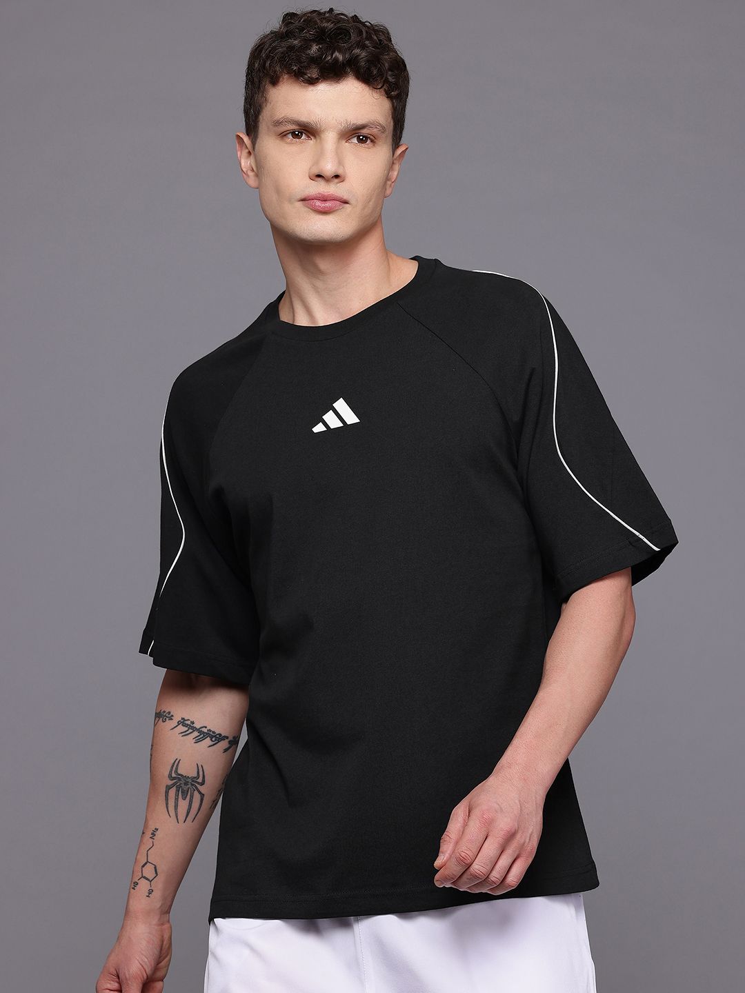 ADIDAS Men Pure Cotton Stadium T-shirt