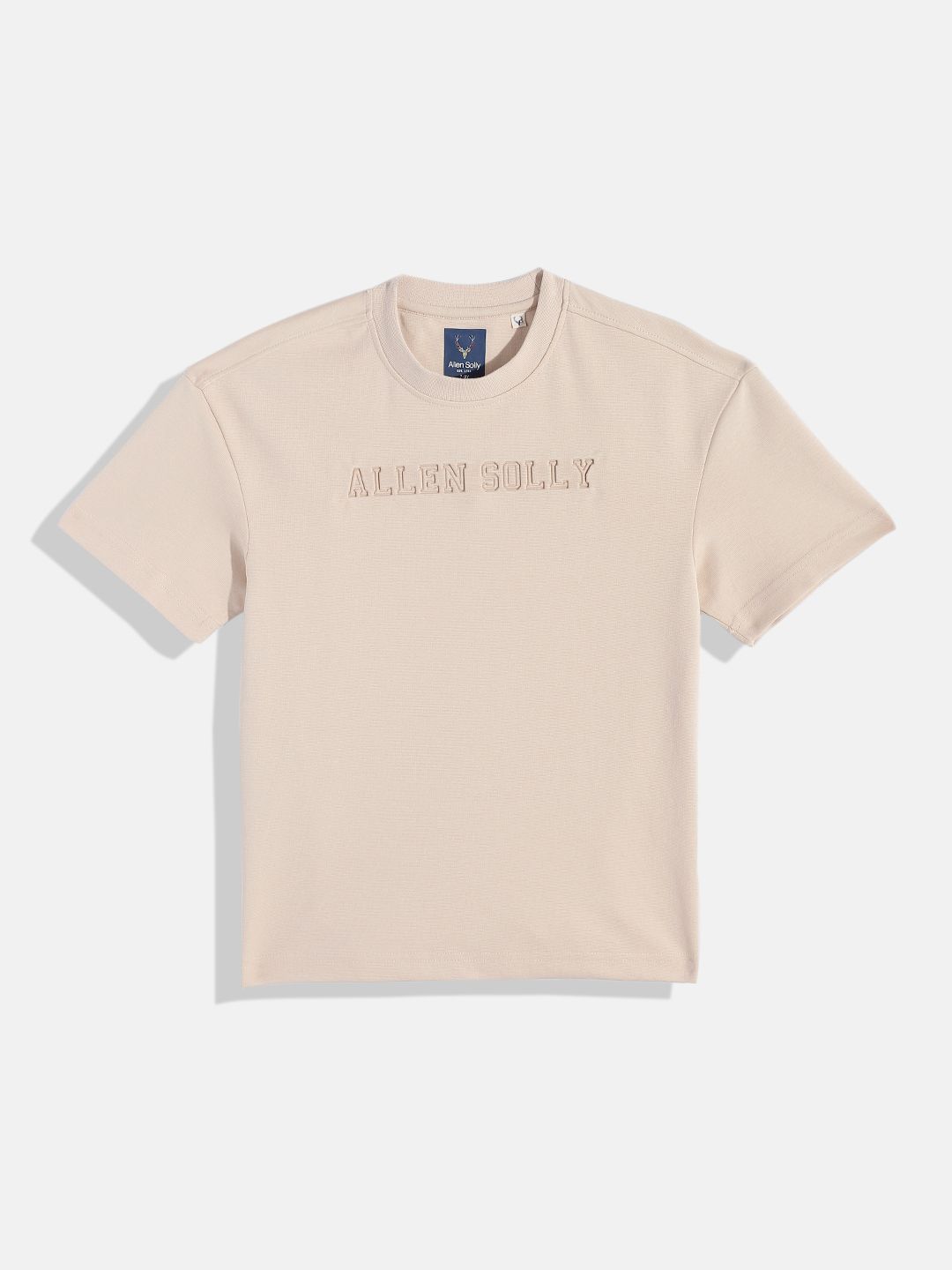Allen Solly Junior Boys Brand Logo Debossed Printed T-shirt