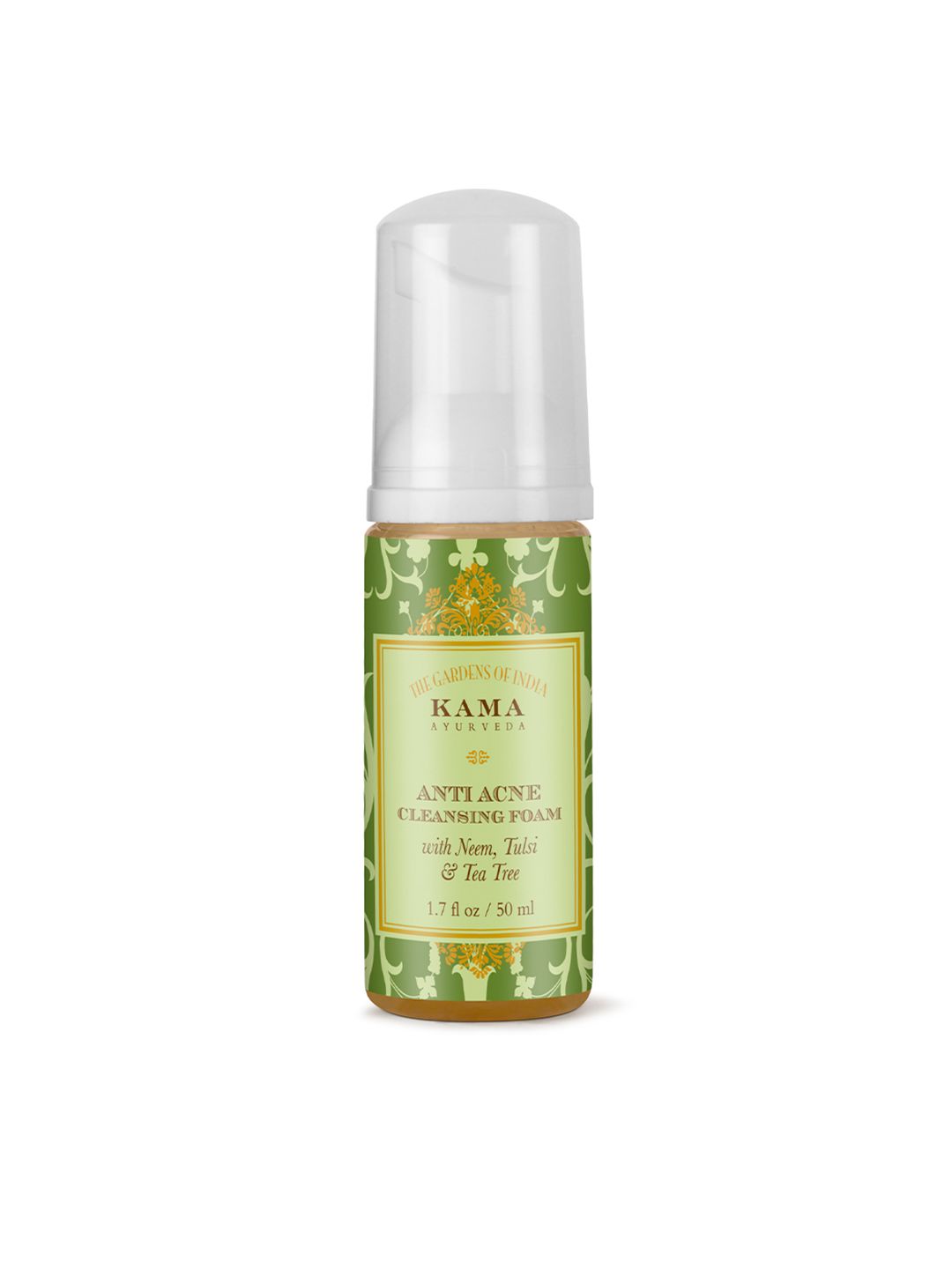 KAMA AYURVEDA  Anti-Acne Cleansing Foam with Neem - Tulsi - Tea Tree 50 ml