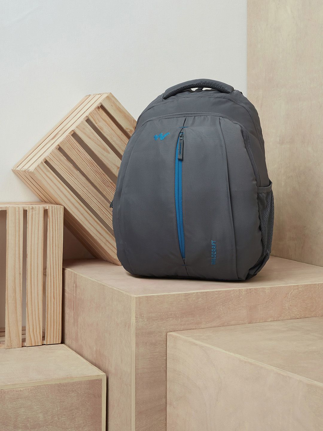 Wildcraft Unisex Grey Solid Backpack
