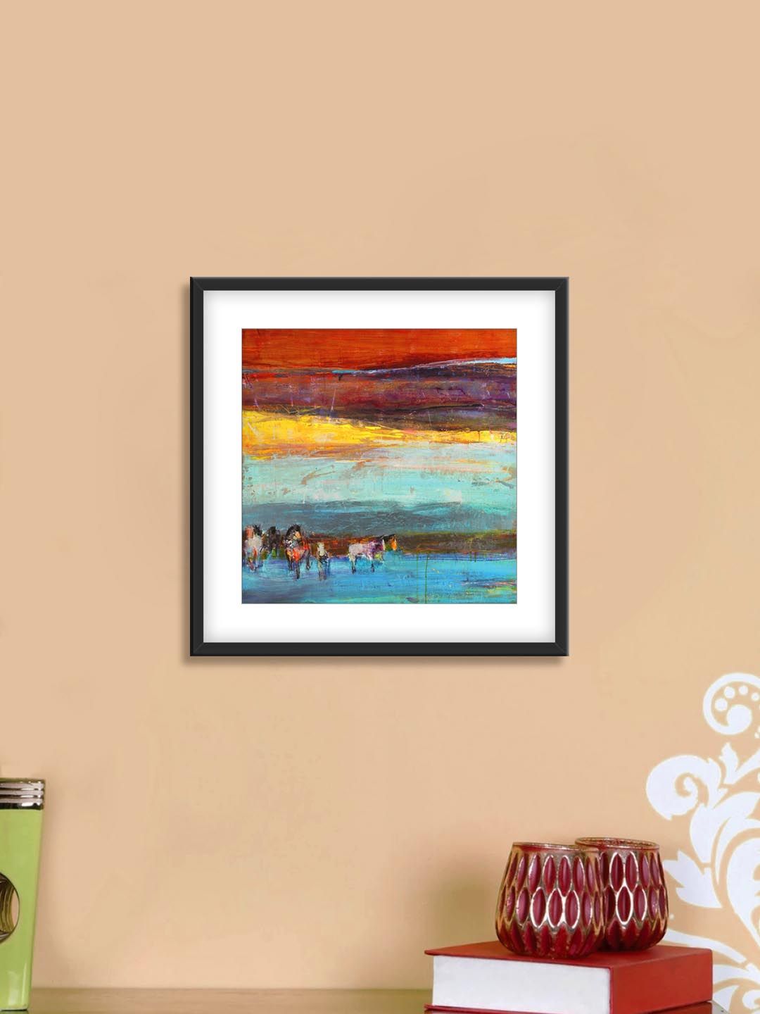 999Store Canvas Wall Square Paintings Wall Art - 14 x 14 In