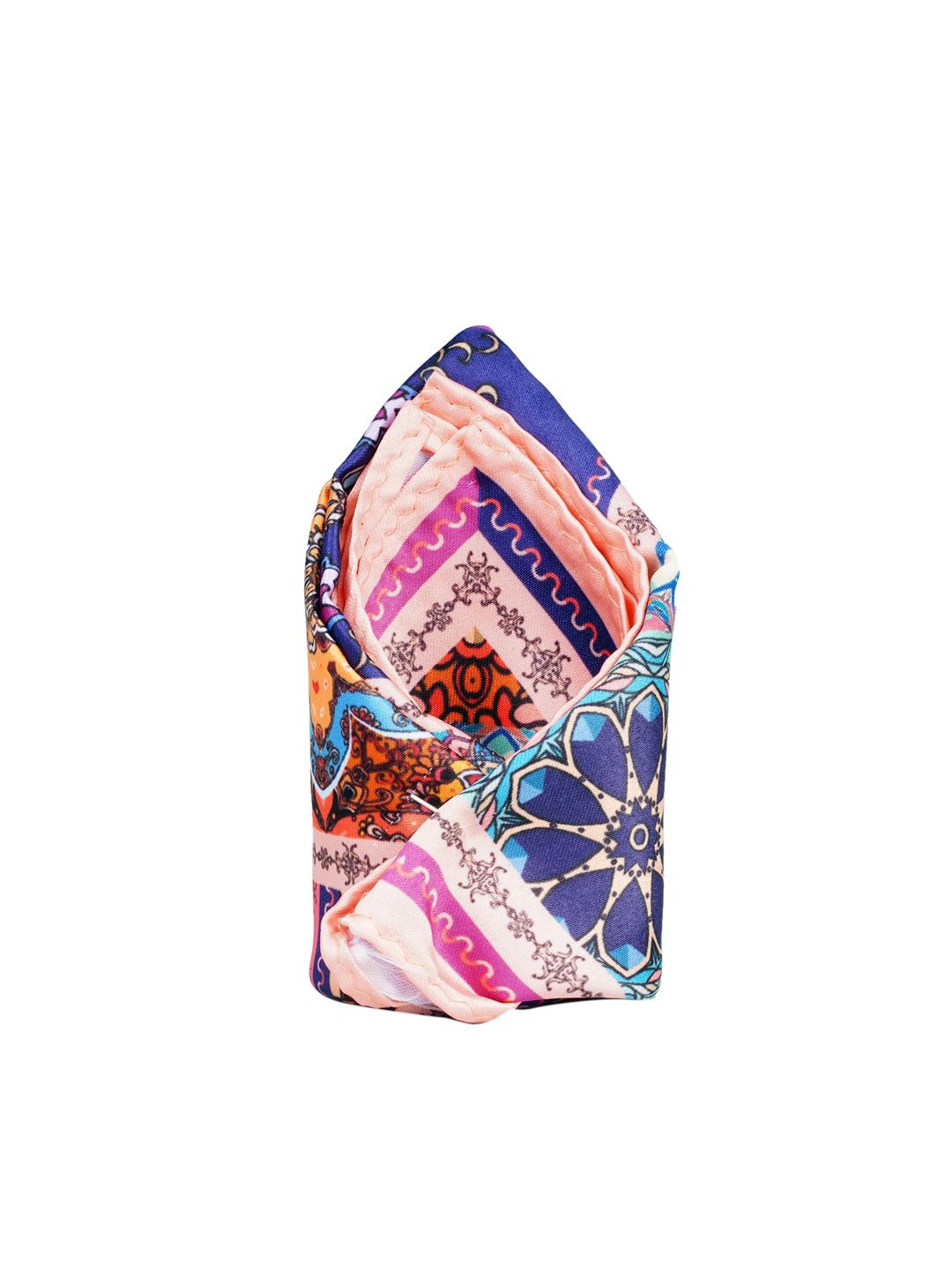 Tossido Men Multicoloured Printed Pocket Square