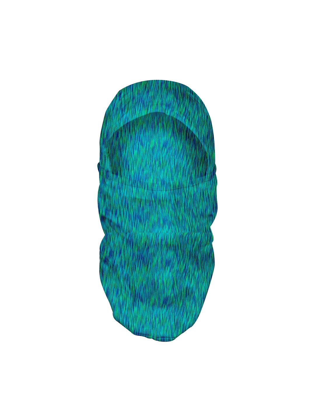 Blacksmith Sea Green & Navy Blue Printed Balaclava with Mobile Holder