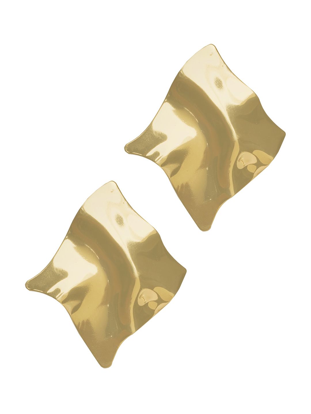 Buy JOKER & WITCH Gold Plated Solid Contemporary Studs -  - Accessories for Women