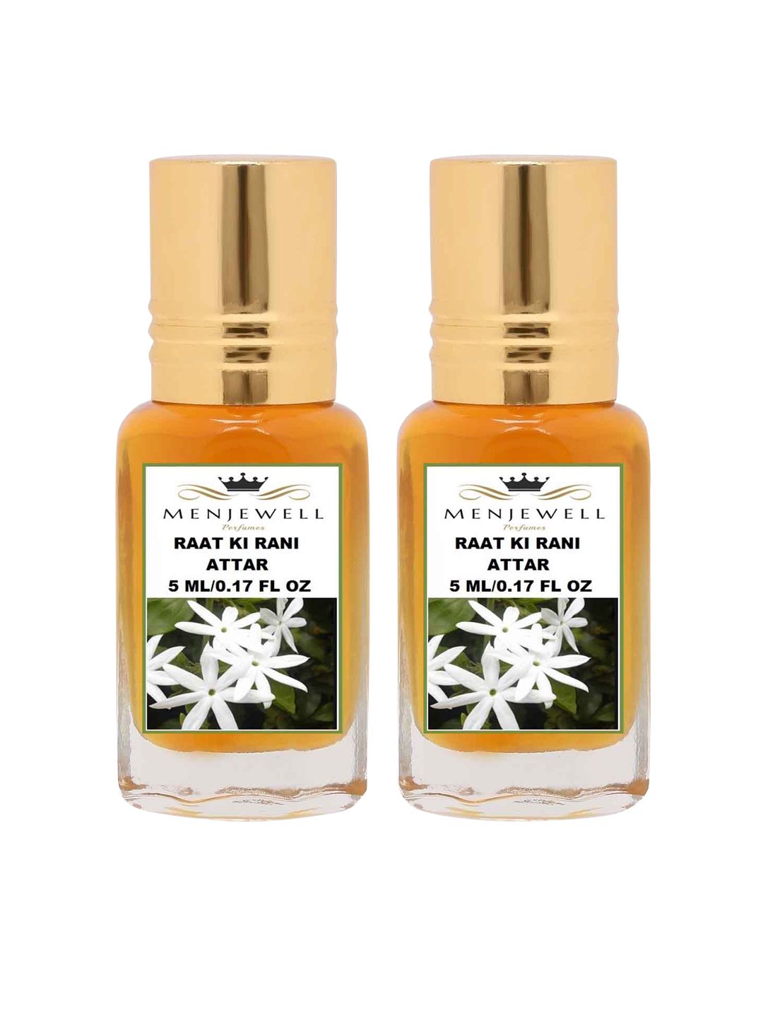 Menjewell Yellow Set of 2 Raat Ki Rani Attar