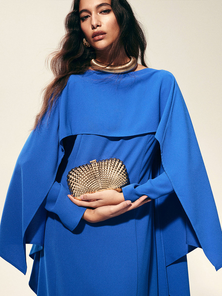 H&M Shell-Shaped Metal Clutch