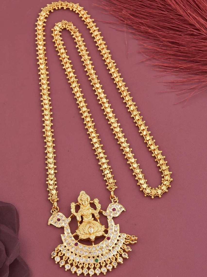Princy Enterprise Gold-Plated Brass Necklace
