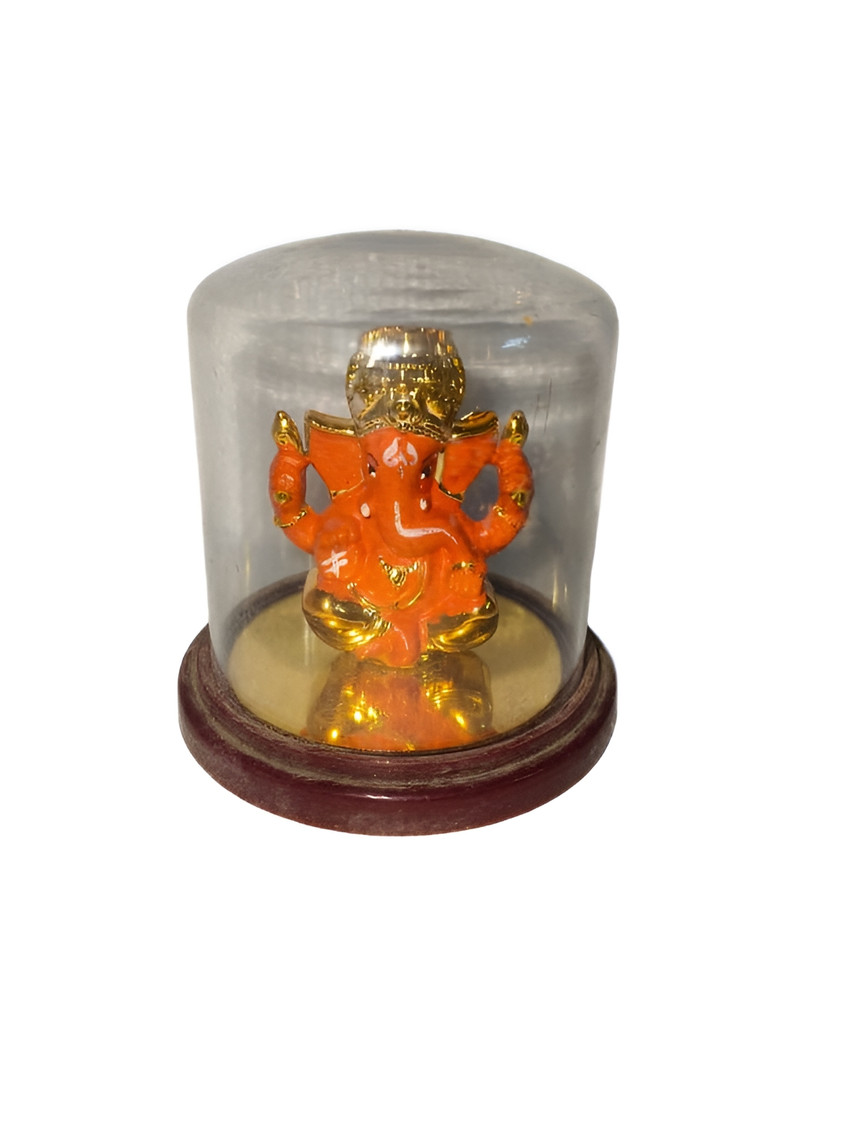 Rare Planet Orange Religious Idol Showpiece