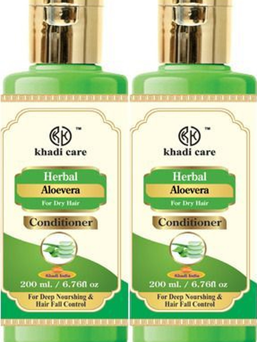 KHADI CARE Set Of 2 Aloevera Hair Conditioner - 200 ml Each