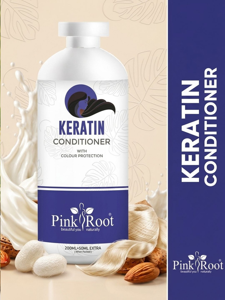 Pink Root Keratin Hair Conditioner with Colour Protection - 250 ml