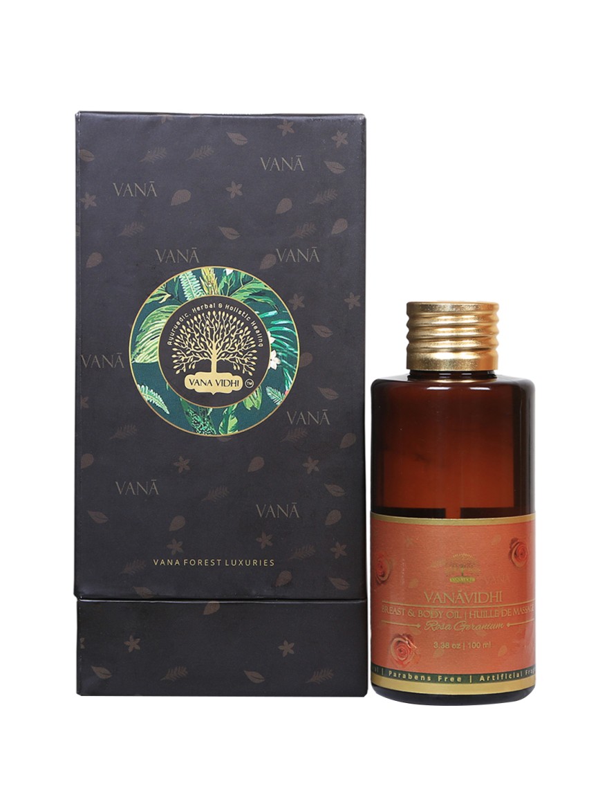 Romantic Rosa Geranium Flower Massage Oil 100 ml