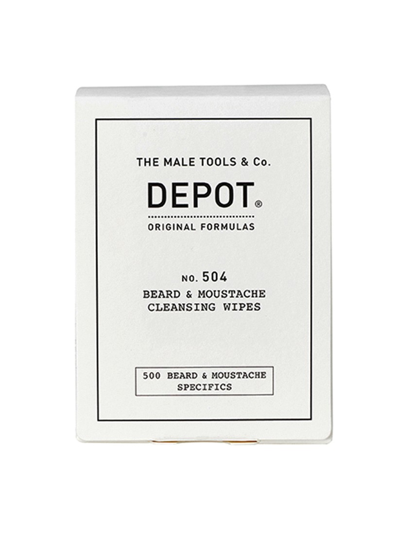 Men No. 504 Beard & Moustache Cleansing Wipes