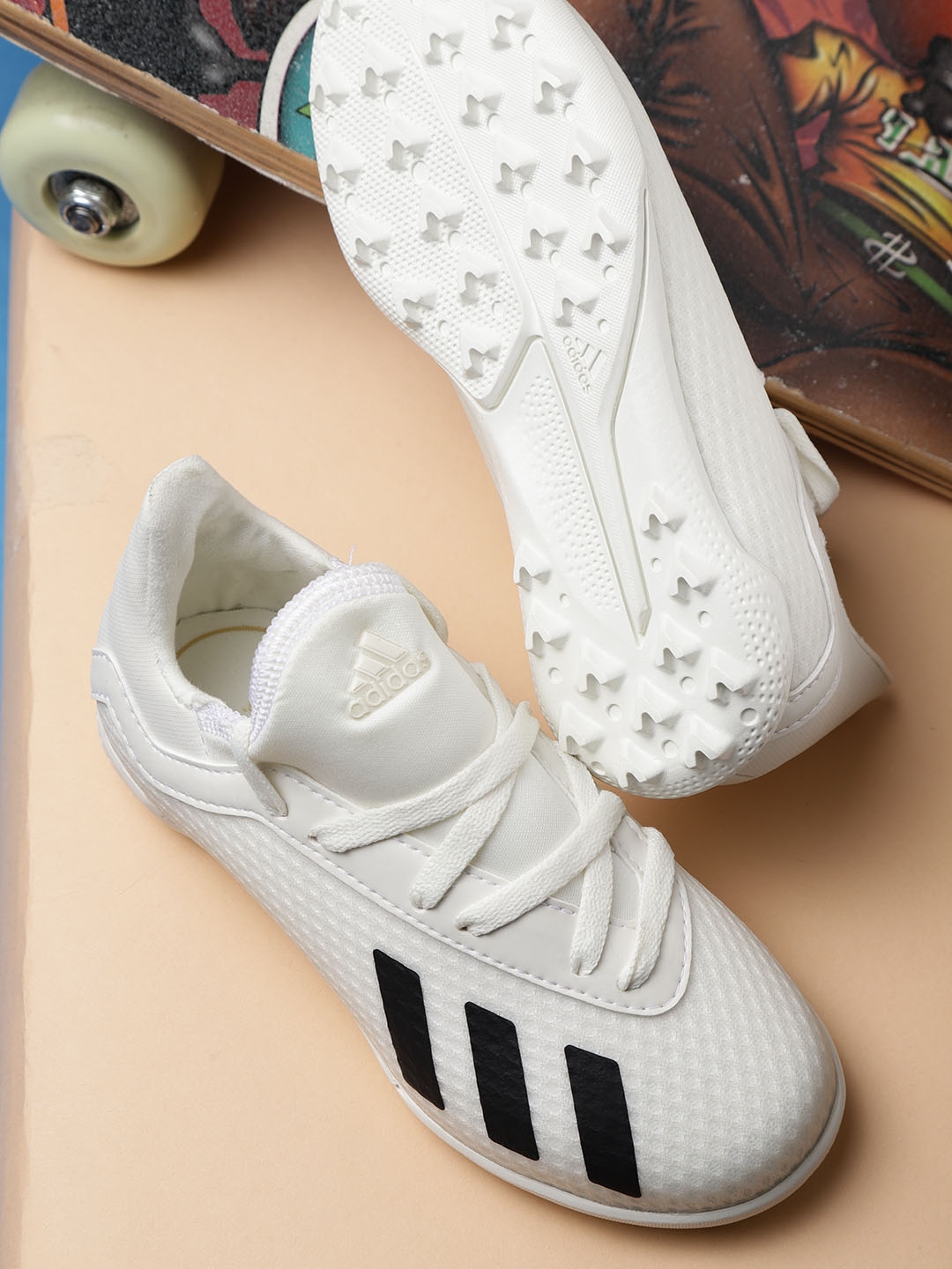 Cream Boys Tango Tf Shoes 3 X Football Coloured Adidas 18 m0nN8w
