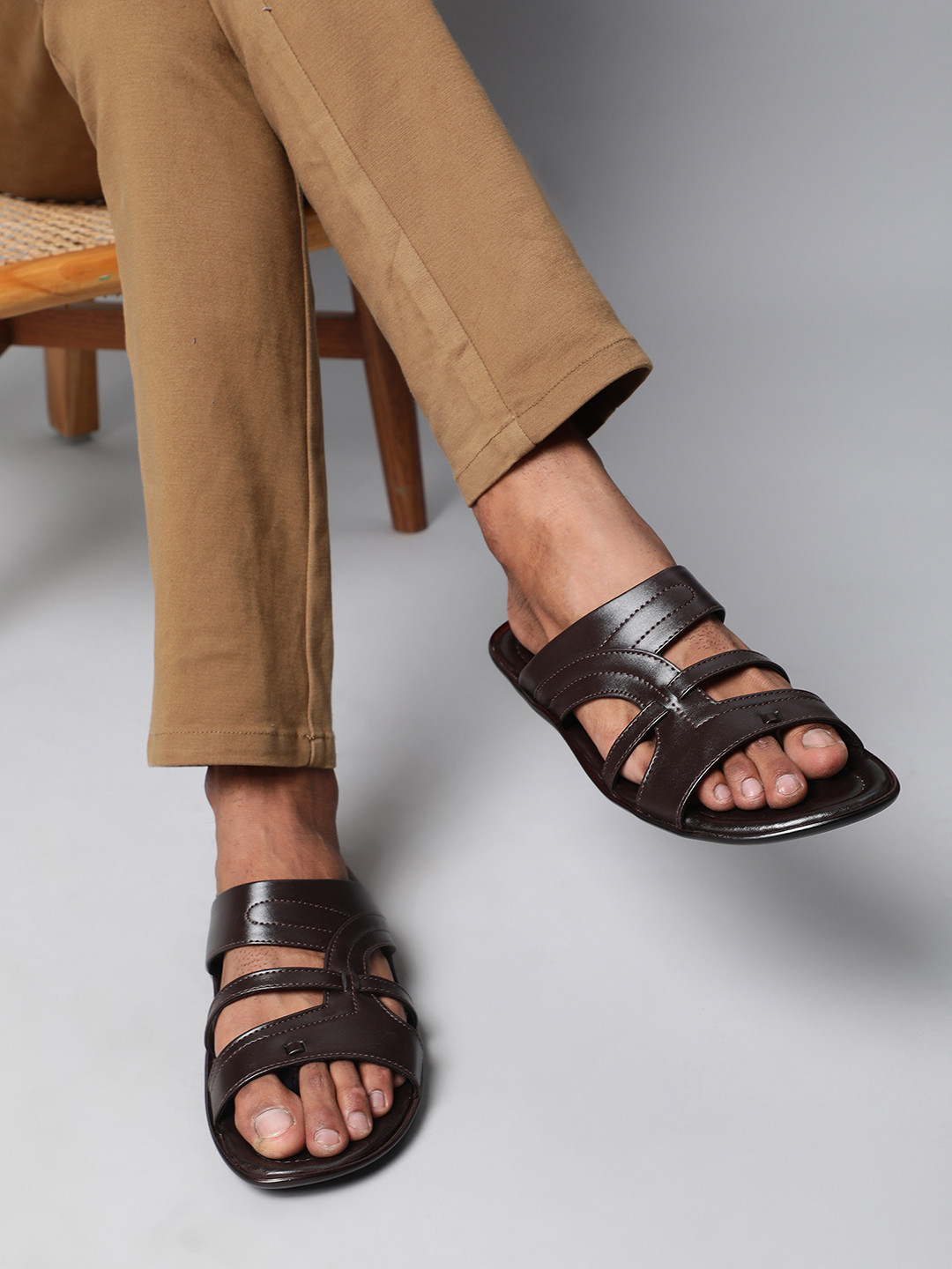 Coolers Men Coffee Brown Sandals