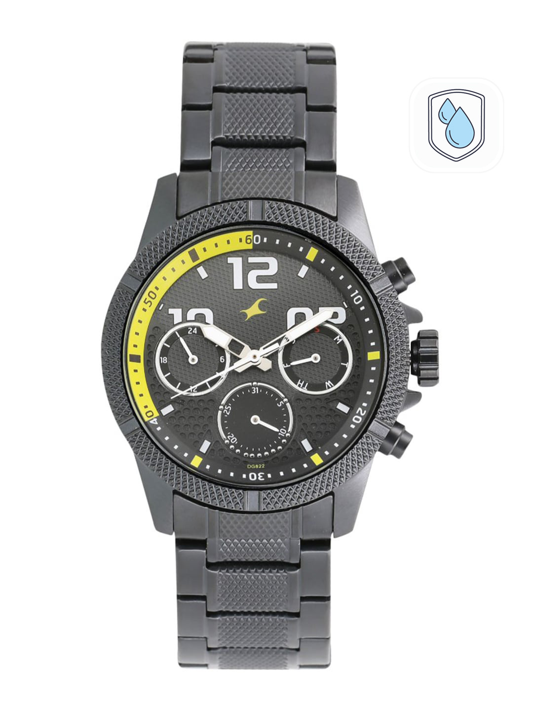 Fastrack Loopholes Men Charcoal Analogue watch NL3169NM01