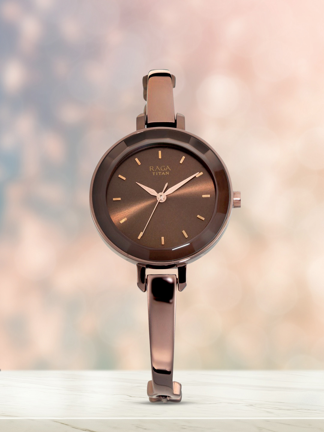 Titan Women Brown Analogue Watch