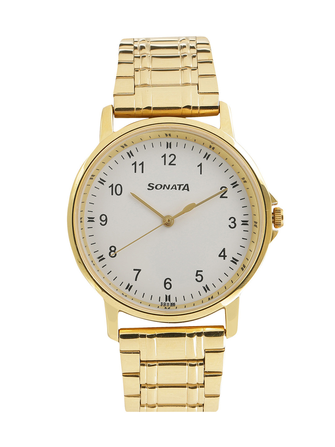 Sonata Essentials Men White Analogue watch NL77083YM01