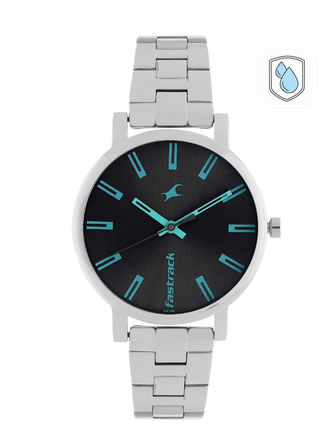 Fastrack Women Black Analogue Watch 68010SM04