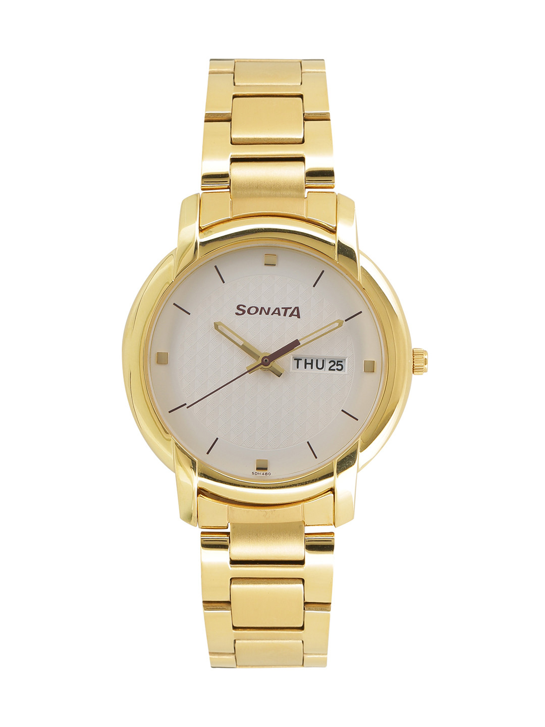 Sonata Utsav Men White Analogue watch NL7954YM05