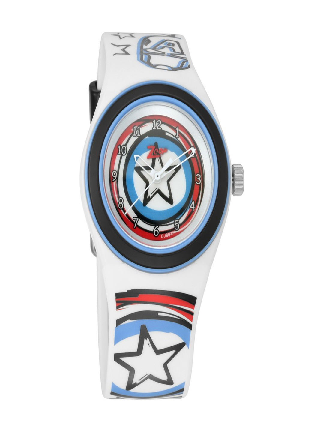 ZOOP from TITAN Marvel Unisex White Analogue watch C4048PP28