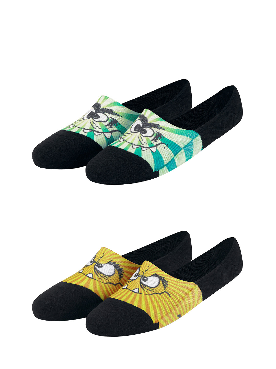 Dynamocks Unisex Pack Of 2 Patterned Shoe Liners