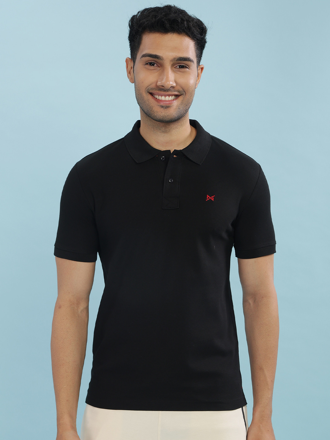 Force NXT Men Polo Collar Super Combed Cotton T-Shirt