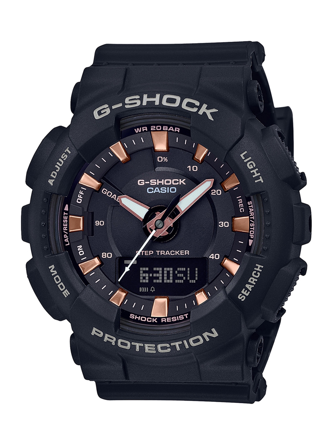 G shock women's black hot sale watch