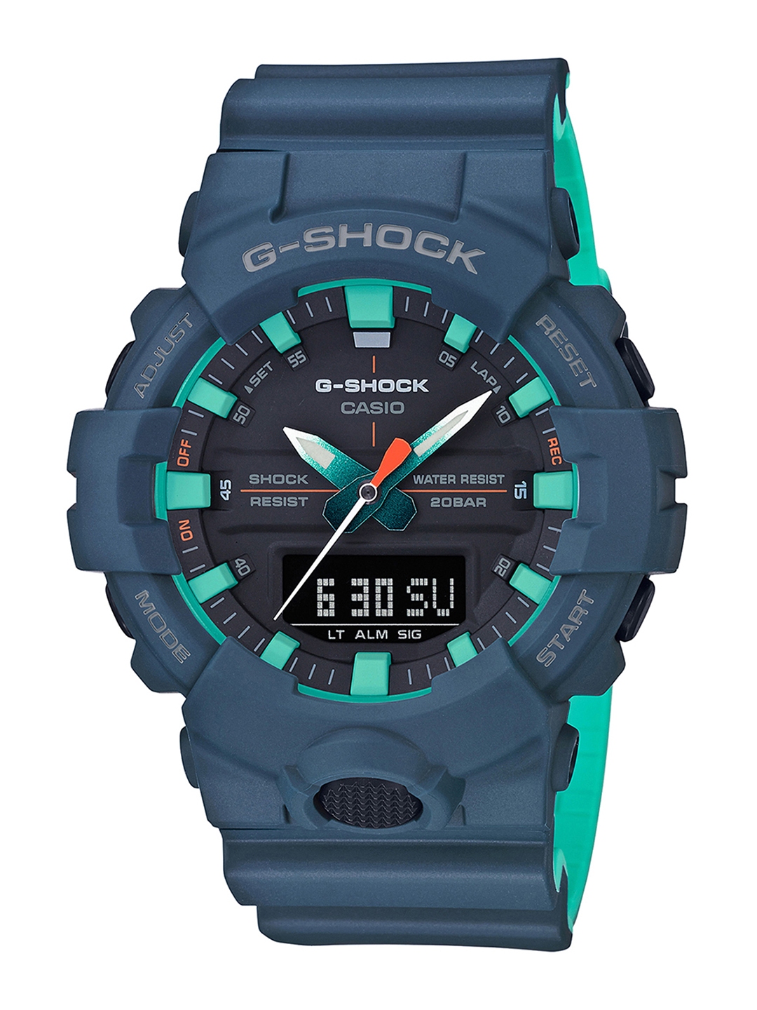 G shock watches blue best sale and black