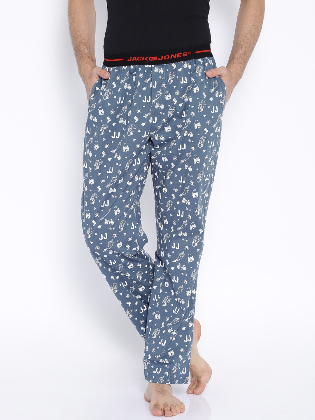 Jack Jones Blue Printed Pyjamas 1751074009