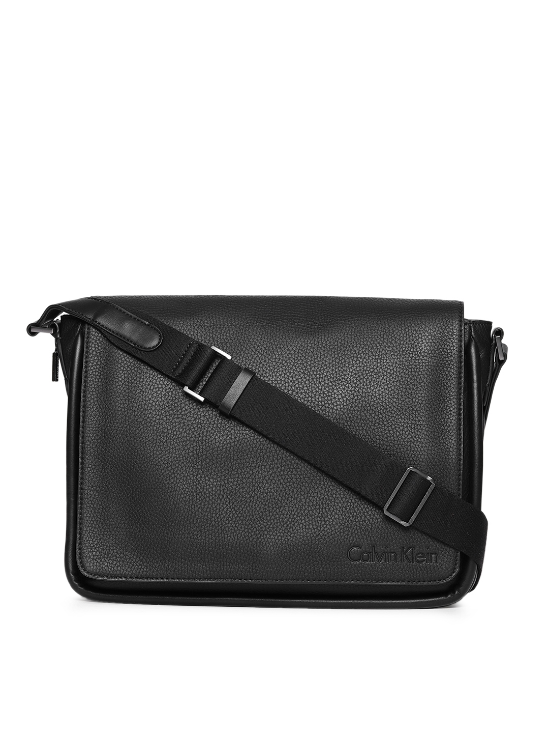 Buy Calvin Klein Jeans Men Black Solid Messenger Bag - Messenger Bag for Men  10143651 | Myntra