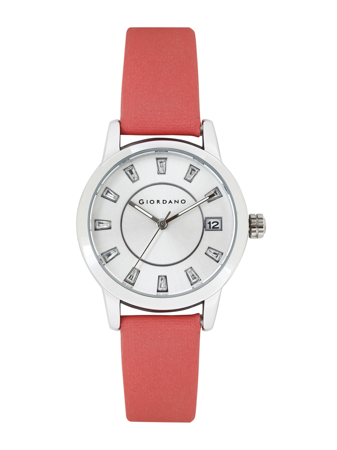 GIORDANO Women Silver-Toned Dial Watch A2026-01