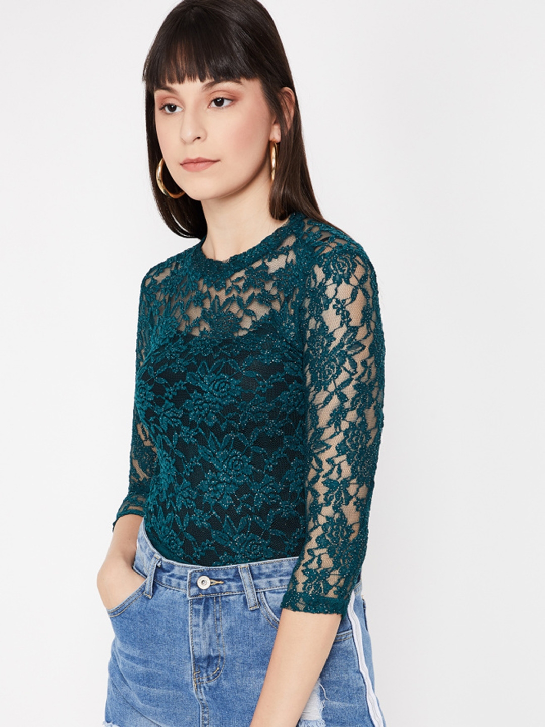 ginger lace top