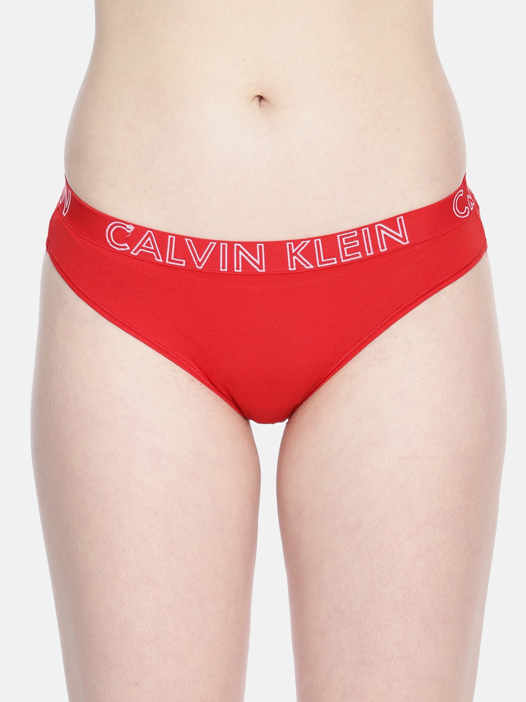 Buy Calvin Klein Underwear Women Red Solid Bikini Briefs QD3637DFU - Briefs  for Women 10173411 | Myntra