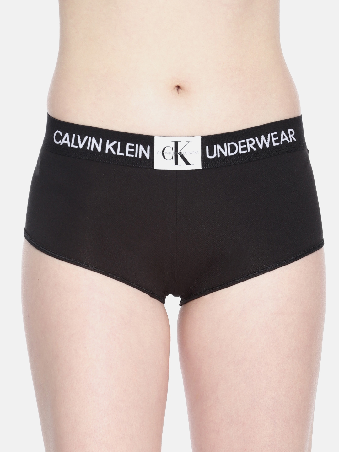 Buy Calvin Klein Underwear Women Black Solid Boy Shorts QF4922001