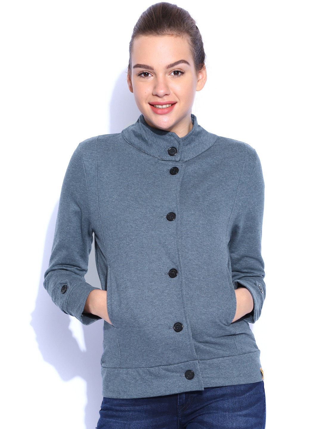 Campus Sutra Blue Jacket