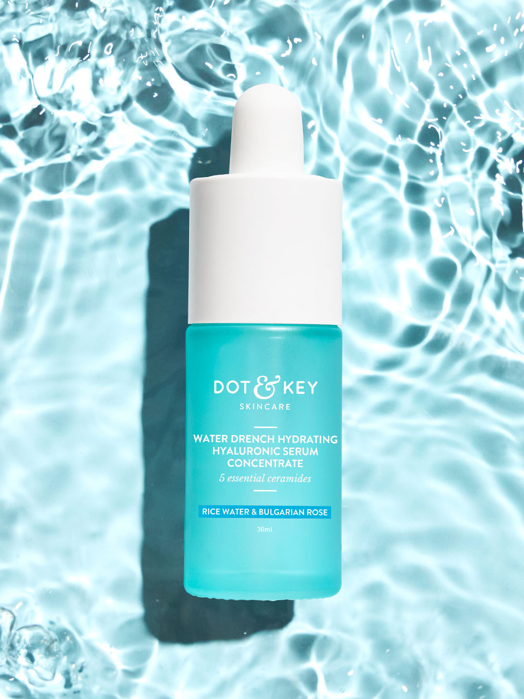 DOT & KEY Hydrating Hyaluronic Face Serum with Vitamin C & E for Plump Glowing Skin- 30ml