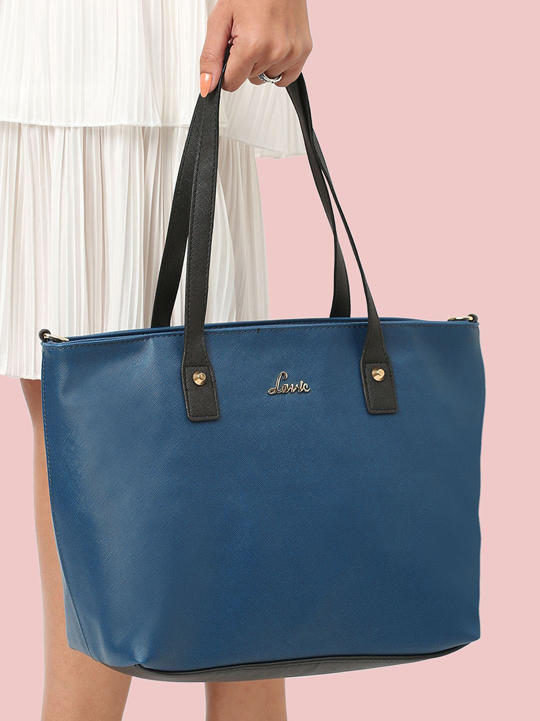 Lavie Adelajda Teal Blue Medium Tote bag