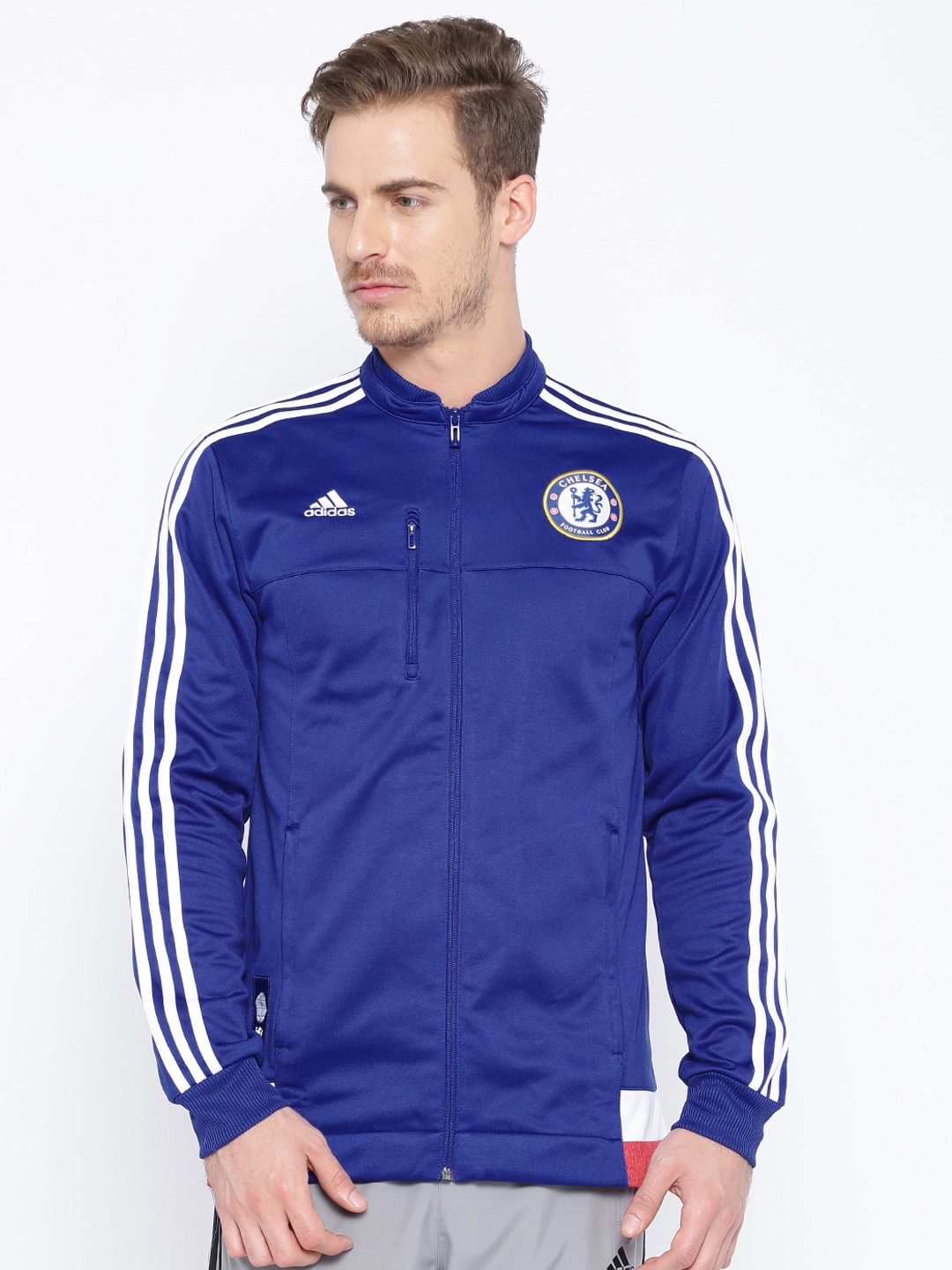 Buy ADIDAS Blue Chelsea F.C. ANTH Jacket - Jackets for Men 1019429 | Myntra